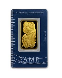 1 oz Gold Bar PAMP